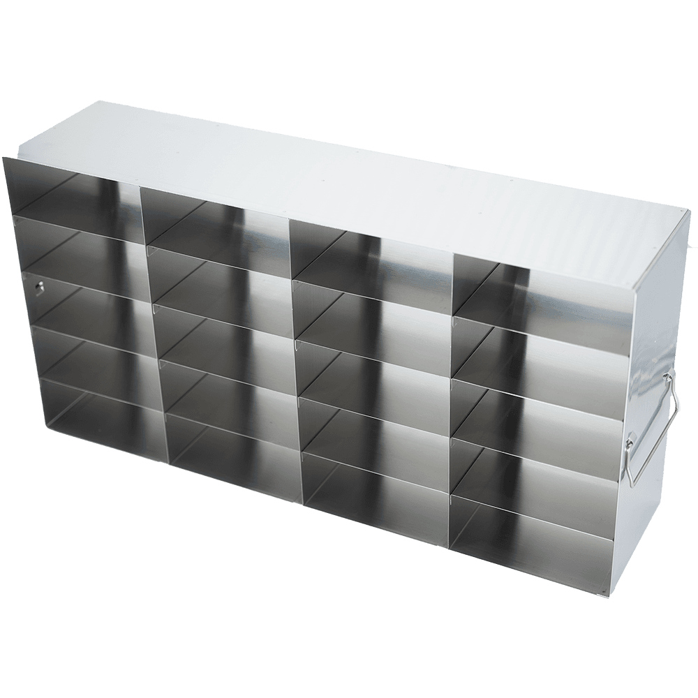 Upright Freezer Rack for Standard 2" Boxes, 4x5 configuration, SS