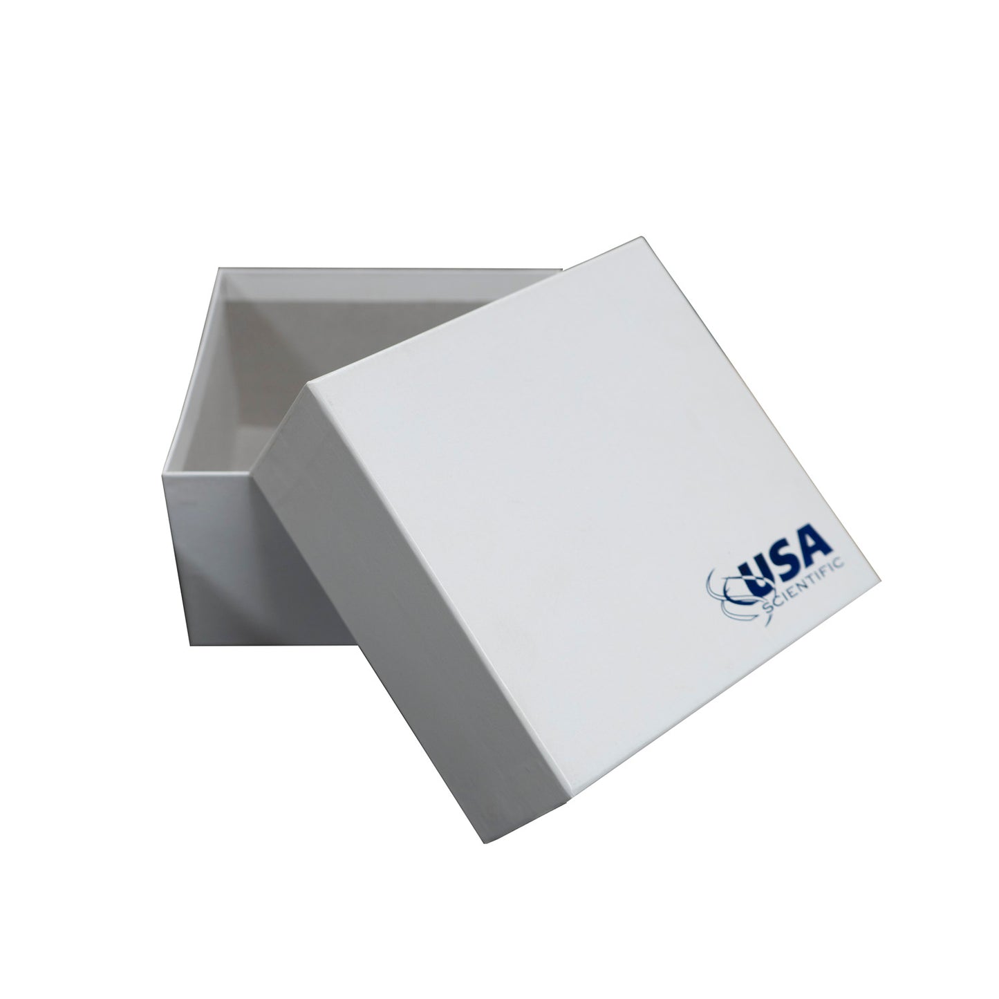 Cardboard box, Standard, White, 3"