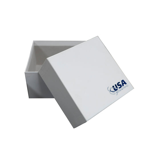 Cardboard box, Standard, White, 3"