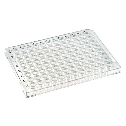 TempPlate® Rigid Dual-Component PCR 96-well Plates, 0.2 mL, Semi-Skirted, Clear Frame/Clear Wells, 10/pk