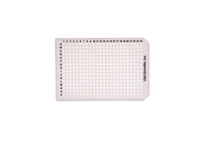 TempPlate® 384-well PCR Plate, White, Barcoded, A24 and P24 Corner Notches, 10/pk