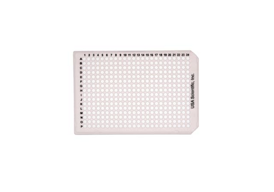 TempPlate® 384-well PCR Plate, White, Barcoded, A24 and P24 Corner Notches, 10/pk