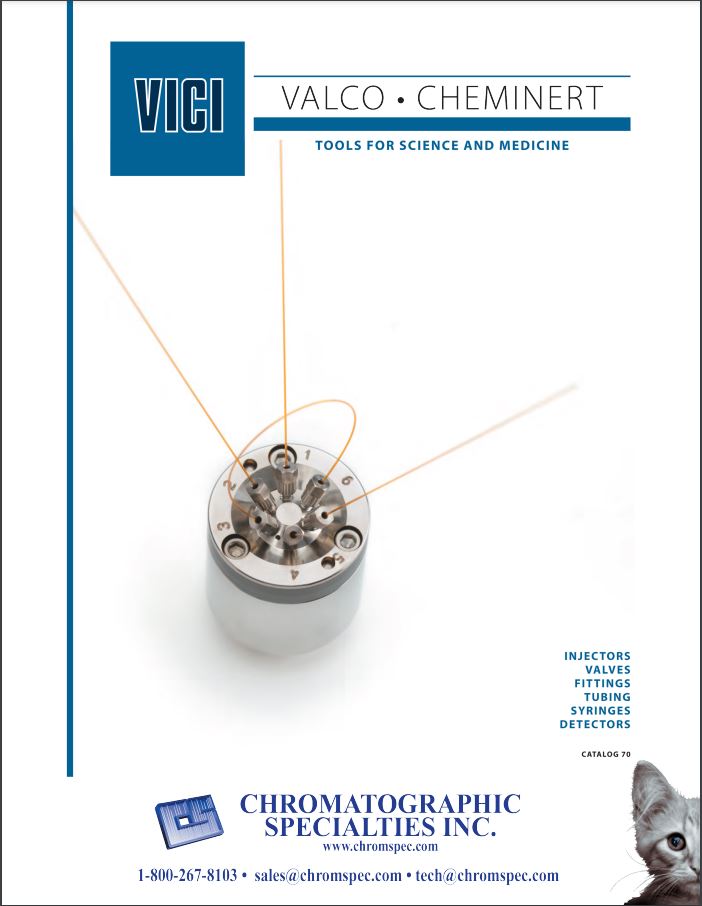 VICI/Valco Product Catalogue