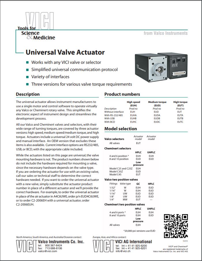 Universal Valve Actuator