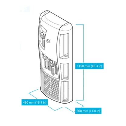 Whisper Nitrogen Generator 0-120 Hybrid, 120L/min + 35L/min Air Generator > 98.0% N2