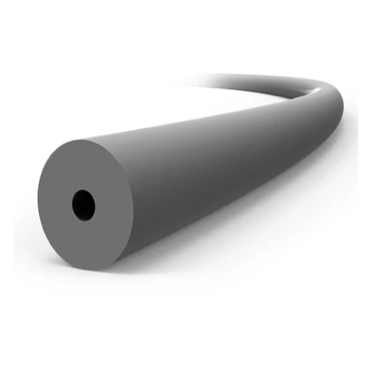 PEEK Tubing, 1/16" OD x 0.015" ID, Solid Grey, 5500 psi, Priced per Foot, Please Specify Length Required