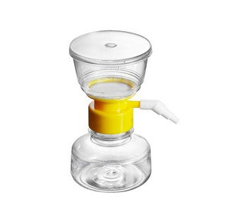 Extracto Vacuum Filtration System, 150 mL, PES, 0.22 µm, Yellow Cap, Membrane Diameter 50mm, Sterile, 12/pk