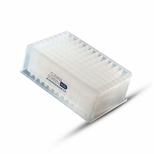 96-Well Plate, Clean Screen Xcel II 80mg, Long Drip
