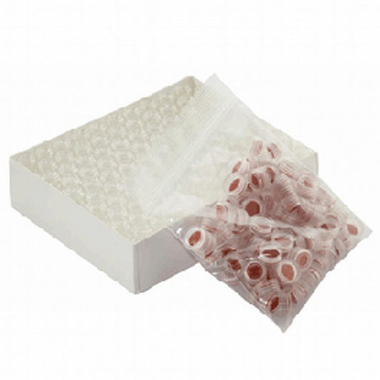 LVI™ Vial Convenience Pack, Clear Glass Limited Volume Autosampler Vial with 0.3mL Insert, 9mm Natural ABC Screw Cap & Red PTFE/Silicone/PTFE Septa