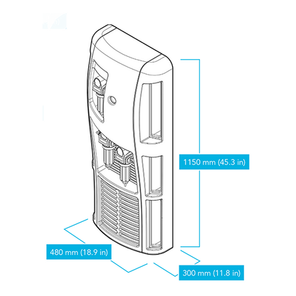 Nitrogen Generator, Whisper 0-80, 80l/min, > 99.5% N2
