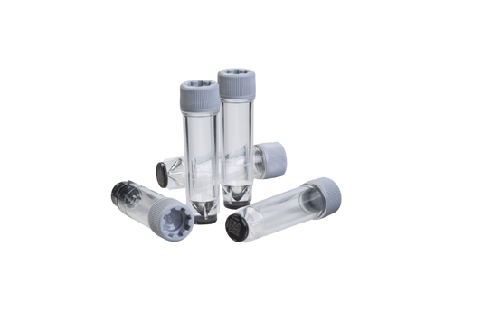 0.75ml 2D Data-Matrix coded X-Clear Screw Cap tubes with External Thread V-bottom Bulk, 4 Pkgs. of 960 Tubes