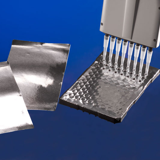 TempPlate® Pierceable Aluminum Sealing Foil,  -80C To +120C, Sterile, 50/Box