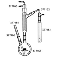 Absorber Top, 19/38, Clear- Seal Joints, Borosilicate Glass