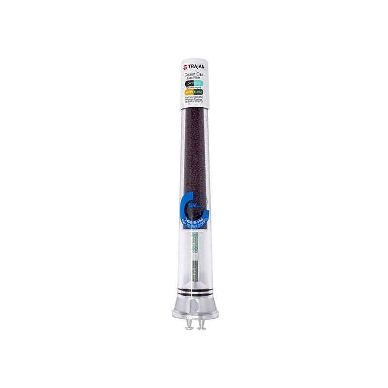 Carrier Baseplate Gas Filter, Includes Hydrocarbon, Indicating Oxygen, Indicating Moisture