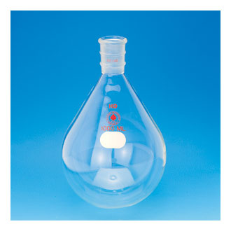Flask, Recovery, Single Neck, Heavy Wall, Sloping Side Wall, 100mL, 24/40