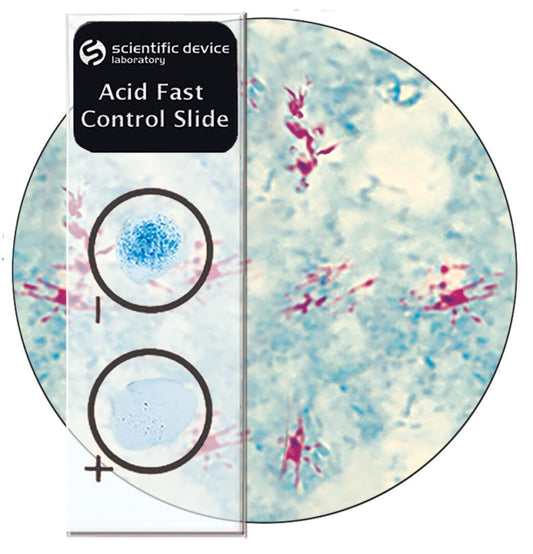 Acid Fast Stain Control Slides, 50 Slides/Box