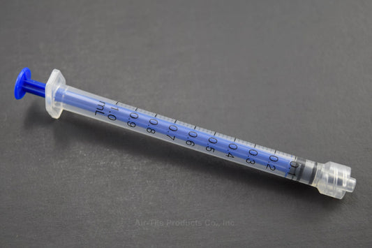 Air-Tite Syringes, 1mL, Luer Lock, Sterile, Individually Wrapped