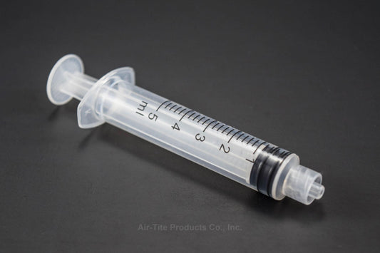 Air-Tite Syringes, 5mL, Luer Lock, Sterile, Individually Wrapped