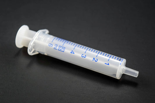 HSW All-Plastic 2-Piece Syringes, 1mL Tuberculin, Luer Slip, Non-Sterile, Bulk