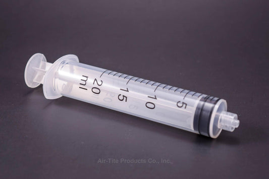 Air-Tite Syringes, 20mL, Luer Lock, Sterile, Individually Wrapped