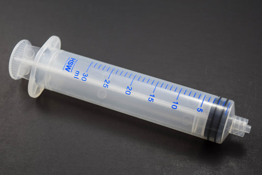 HSW HENKE-JECT® 3-Part Syringes, 30mL, Luer Lock, Sterile, Individual Sterile Strip Packs