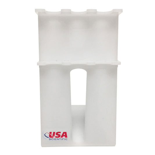White Acrylic Stand for 3 Pipettes, Including 1 Multi-Channel Position