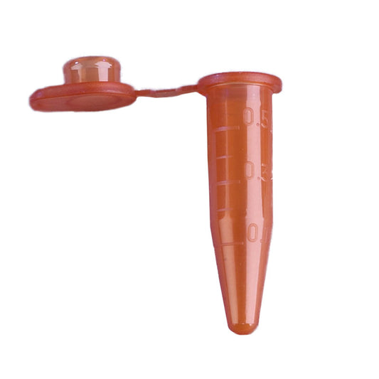 Seal-Rite™ 0.5 mL Graduated Microcentrifuge Tube, Amber, Polypropylene, 1000/Bag