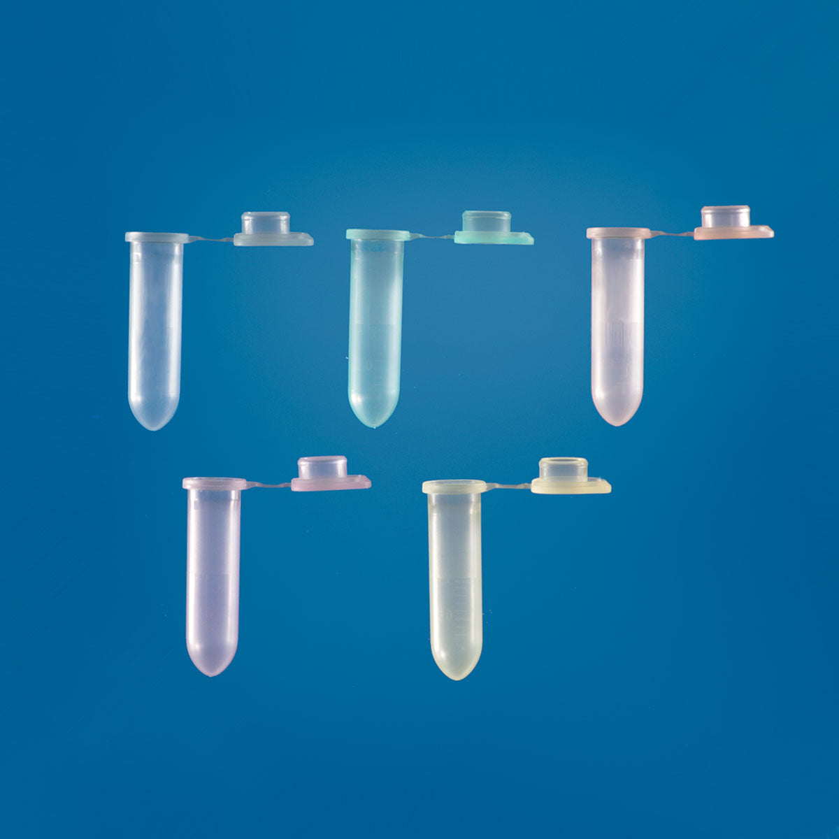 Seal-Rite™ 2.0 mL Graduated Microcentrifuge Tube, Five Assorted Colors, Polypropylene, 5 Bags of 100 (500 Tubes)
