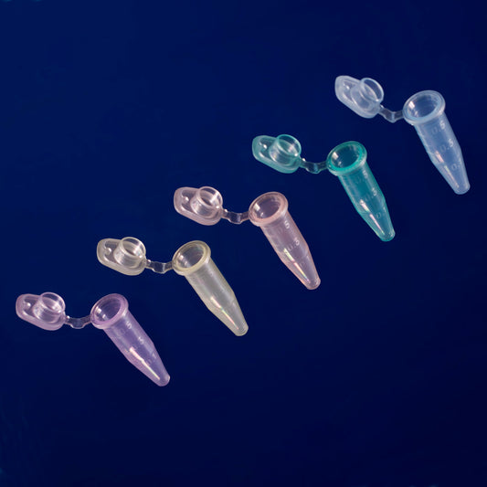 Seal-Rite™ 0.5 mL Graduated Microcentrifuge Tube, Five Assorted Colors, Polypropylene, 5 Bags of 200 (1000 Tubes)