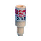 Image of BFCI5E - Inline Check Valve, Bio-Chek, 1 Female, 1 Male 1/4-28 Flat Bottom Ports, PEEK / EPDM, 
