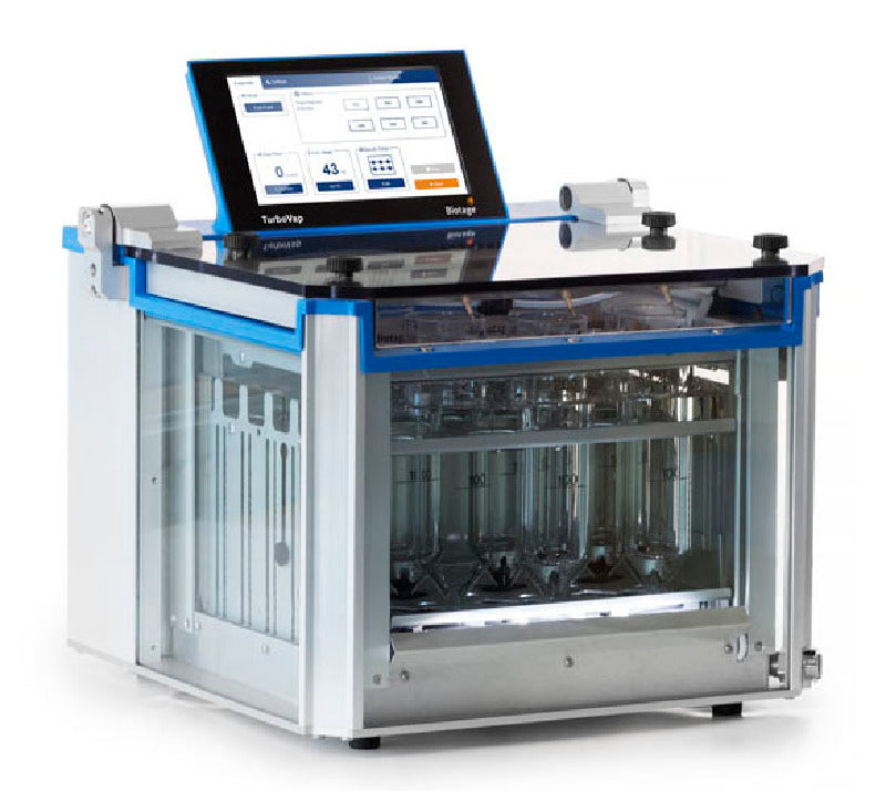 TurboVap® II Workstation. Rack must be ordered separately.