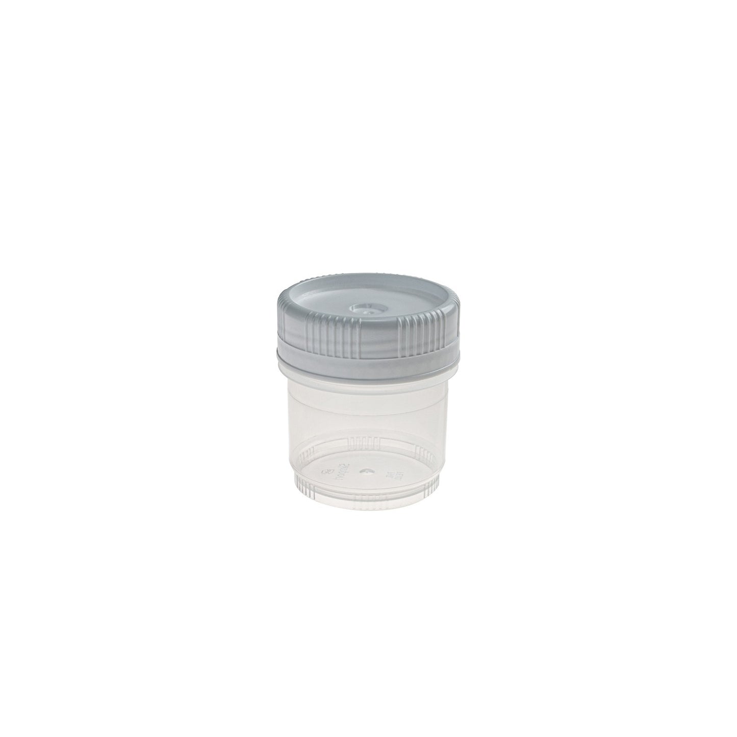 SecurTainer™ III, 90 mL, Transparent PP, with White PE Screw Closure, Non-sterile, 400/pk