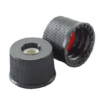 Screw Cap, 8-425, Black PP,with PTFE/Silicone Liner