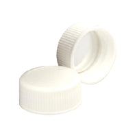 WHEATON® Liquid Scintillation Vial Screw Cap, 22-400, Solid Top, White Urea, with PE Cone Liner, 1000/pk