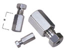 Cap, 1/32", hex, 0.30" long nut, SS