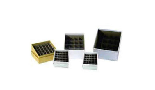 Standard White 3" Cardboard Box Only - 5 1/4" × 5 1/4" × 2 15/16", Each