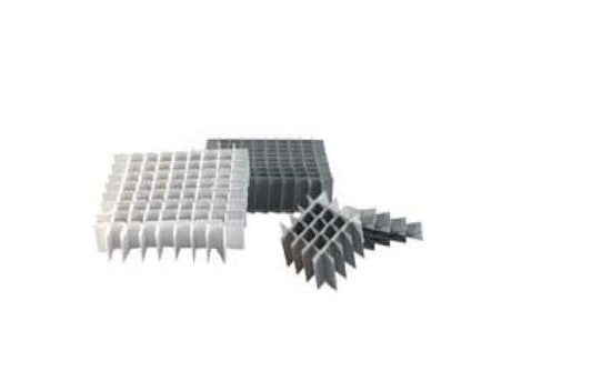 Cell Divider Only, Standard Box, 49 Cell - 4 6/7" × 4 6/7" × 1 5/16" - 0.66" (16.7mm) Cell Opening, 12/pk