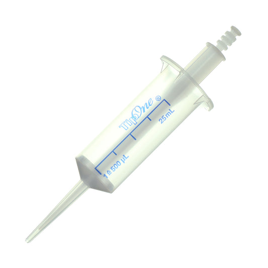 25.0 mL Tipone® Positive Displacement Tip For Repeating Pipettes, Sterile, Individually Wrapped, 100 Tips