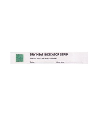 Dry Heat Indicator Strip, 4", 100/pk