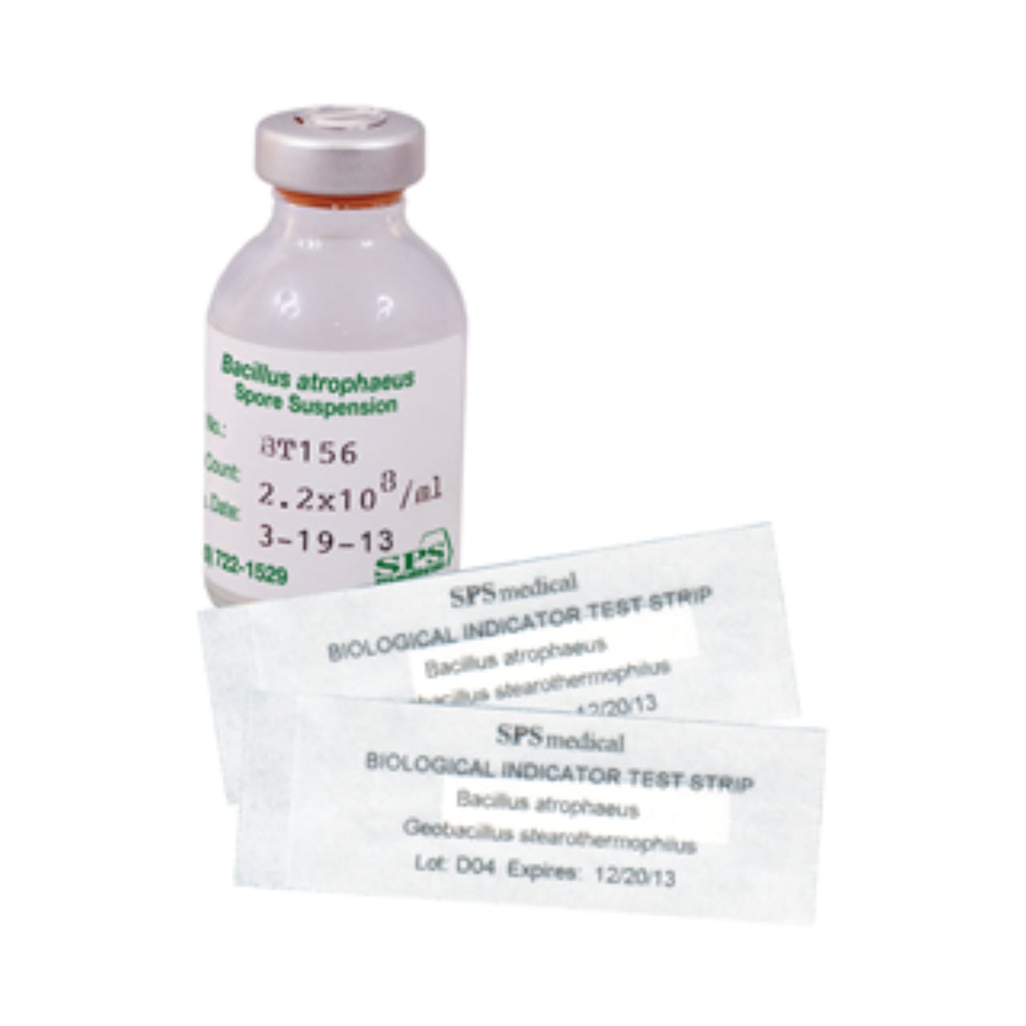 Biological Indicator Spore Strips 10^5, Bacillus Astrophaeus Cell Line 9372, 7 mm x 38 mm Strips In Glassine Pouches