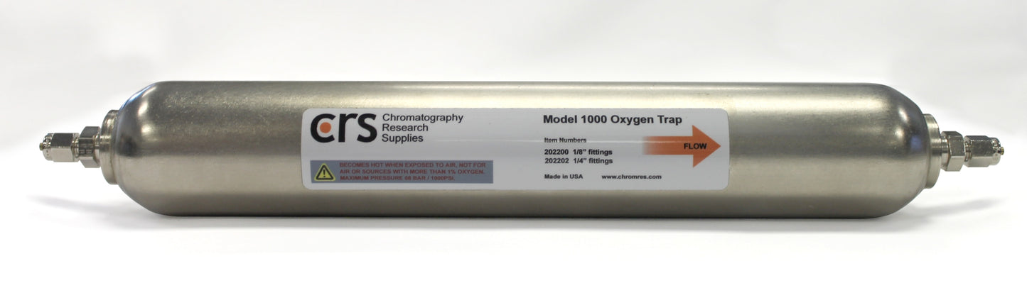 *Model 1000 Oxygen Filter - 1/8"  Brass Fittings