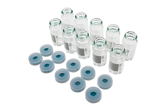 10 mL Solvent Vial for PAL System Standard Wash Module, Includes Snap Caps and Seals, 10/pk