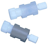 Union, Cheminert, 1/4-28 to 1/8" OD tubing, butt connection, CTFE