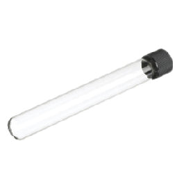 Culture Tube, 11 mL, 16x100 mm, Round Bottom, Clear Glass, 15-415 Cap, with PTFE-Faced Rubber Liner