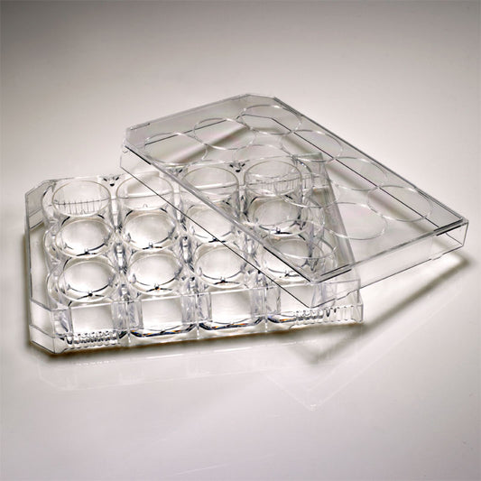 CytoOne 12-Well TC Plate, Clear, Indiv. Wrapped with Lids, 50/Case