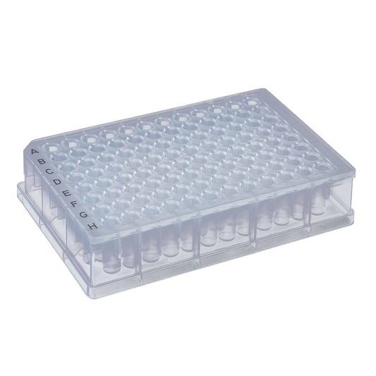 0.5 mL Deep 96-Well Sterile PlateOne Polypropylene Plate, Round Wells, Natural, Individually Wrapped, 32/Pack