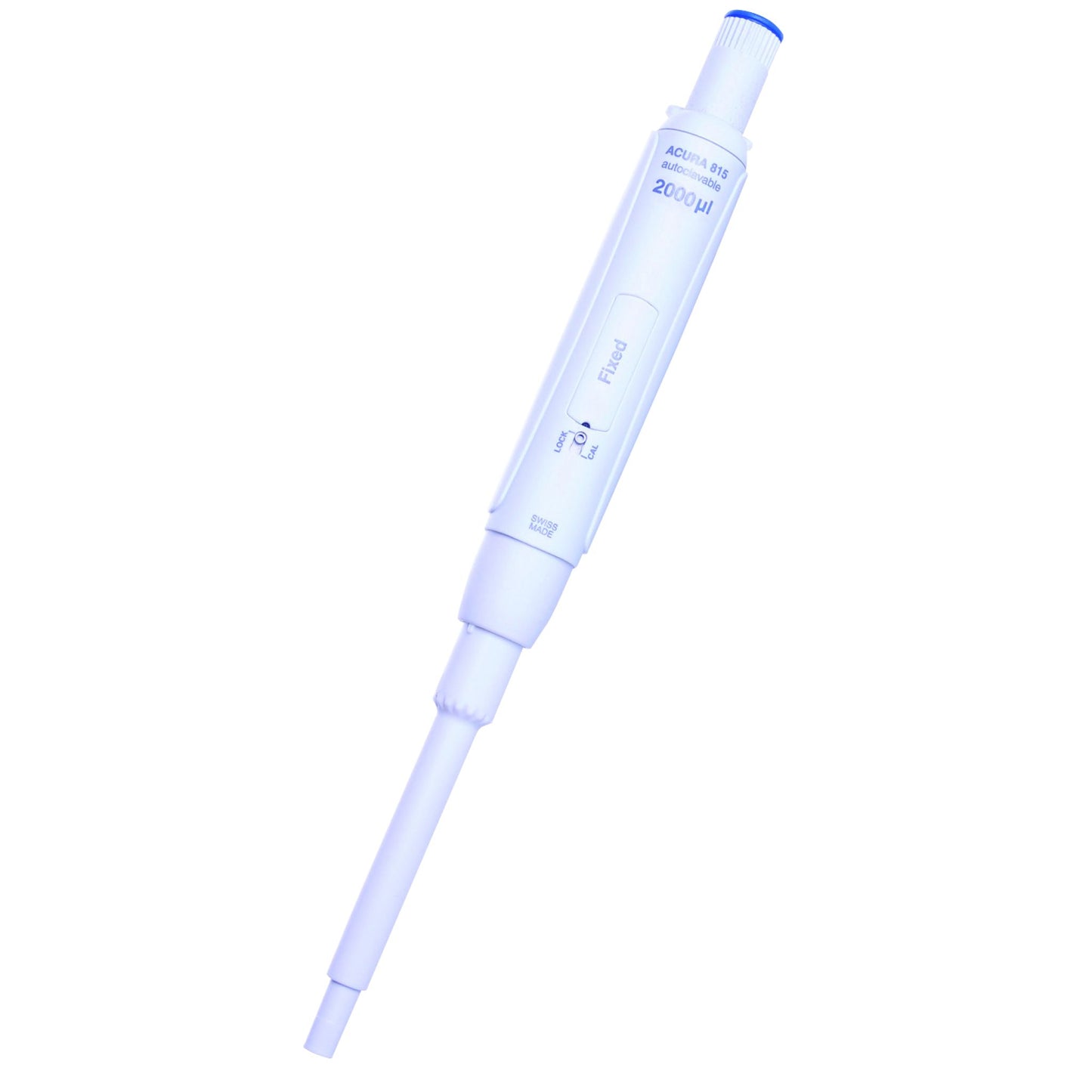 SOCOREX® ACURA® Manual 835F Fixed Volume Pipette, 2 mL, Made to Order Item, Non-Returnable, Non-Refundable