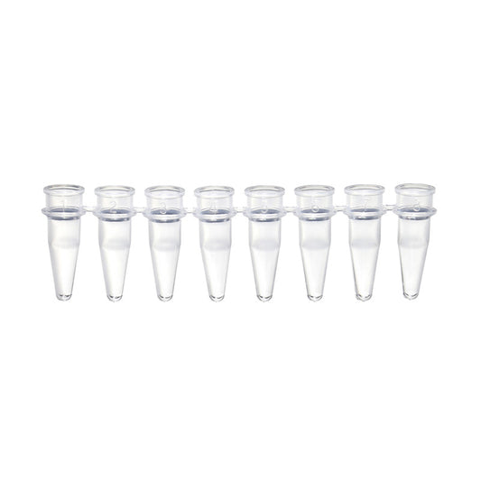 0.2 mL Tempassure PCR 8-Tube Strips without Caps, Natural.  125 Strips of Tubes Per Pack.