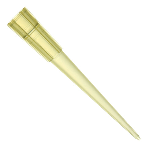 Tipone® 200 µL Yellow, Beveled Pipet Tips In Racks, 10 Racks of 96 Tips (960 Tips)