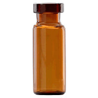 Vial, E-Z, Crimp Top, 1.8 mL, 12 x 32 mm, Amber Glass, 11 mm Crimp
